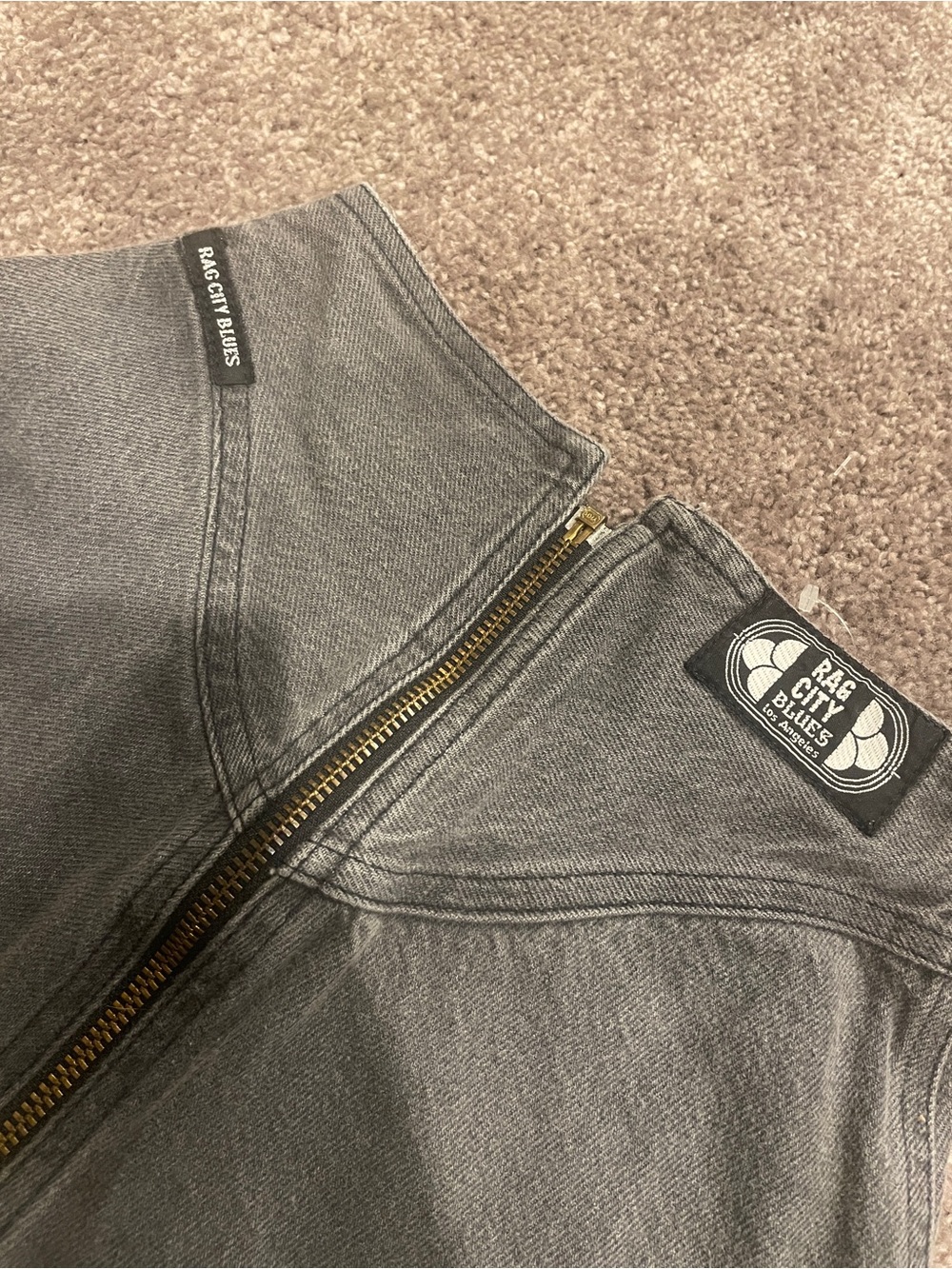 Rag City Blues Gray Jeans
